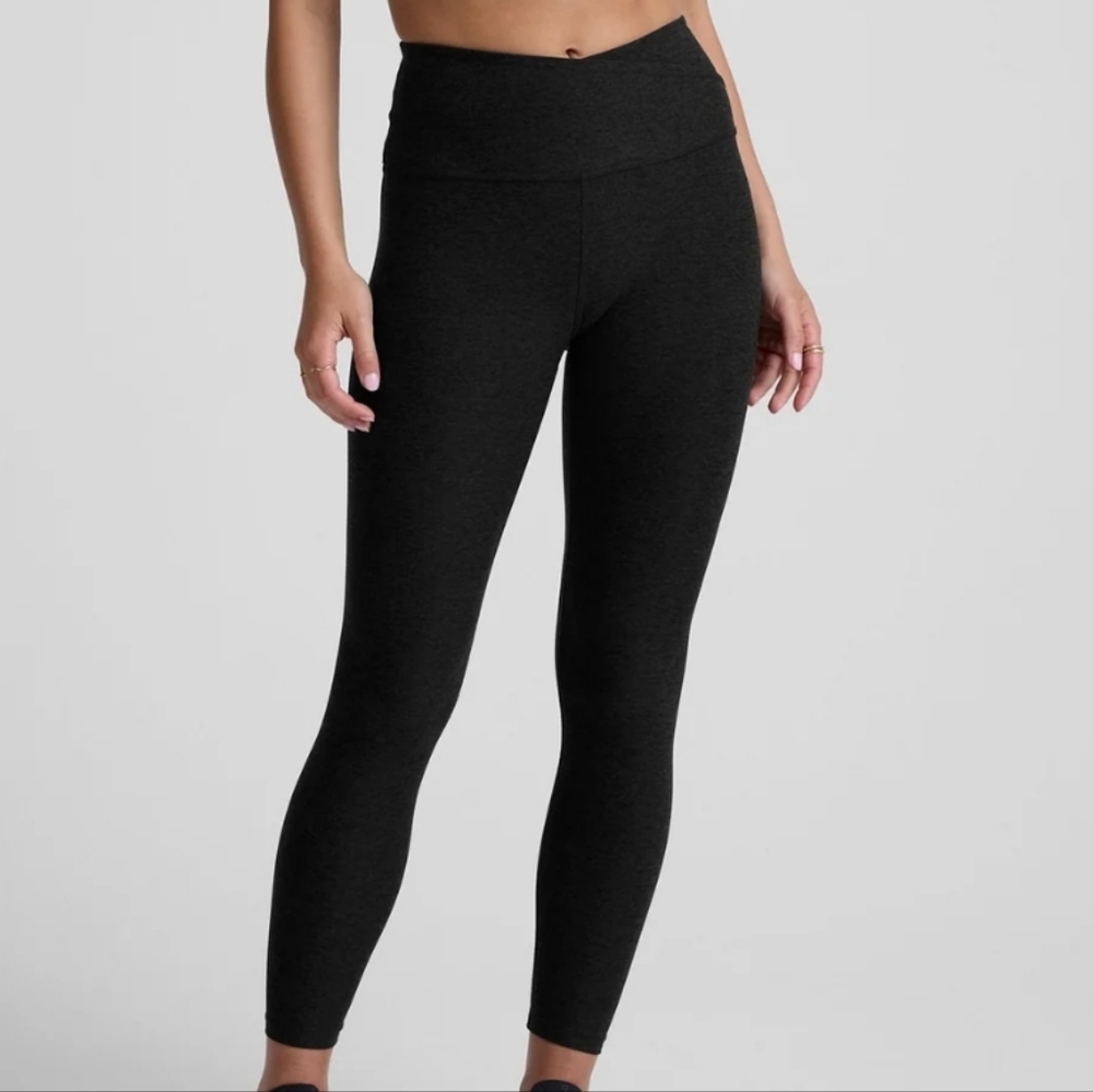 Beyond Yoga Spacedye At Your Leisure High Waisted Midi Legging Darkest Night XS - Picture 12 of 12